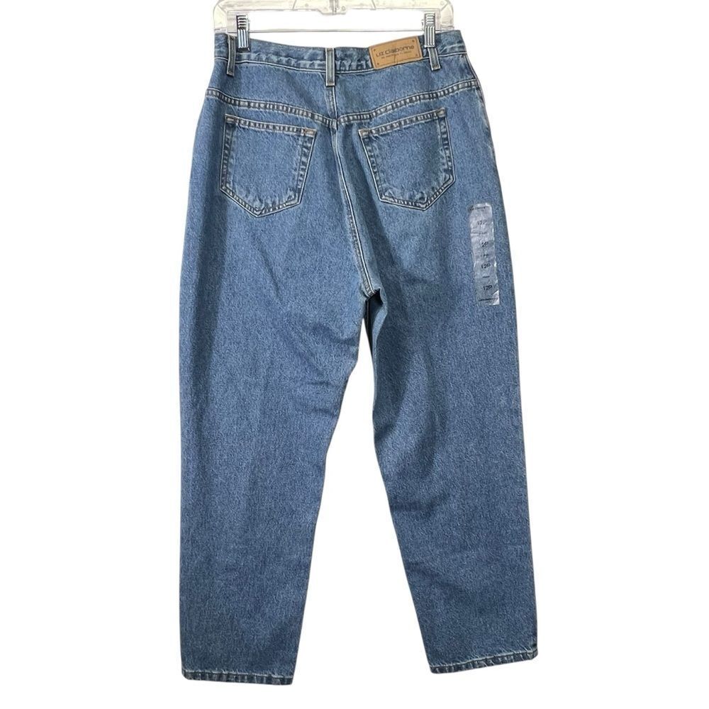 Nwt vintage Liz Claiborne Jeans PETITE 12 100% COTTON mom jeans
